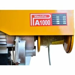 WinchPro - Palán Électrique 220v Capacité De 500/1000kg, Puissance Du Moteur 1800W, Hauteur De Levage 12m,Construction Robuste, Diamètre Du Câble D'acier 6mm -Treuil, cric, palan et accessoires Soldes Boutique 10232781 5