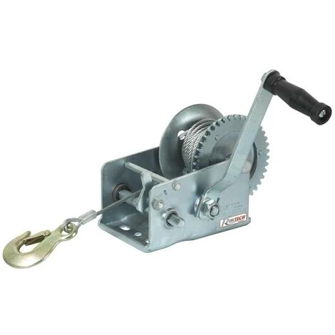 HELIOTRADE Treuil Manuel à Manivelle Capacité 2,2 Tonnes Tracter Auto Moto Bateau 3 HELIOTRADE Treuil Manuel à Manivelle Capacité 2,2 Tonnes Tracter Auto Moto Bateau – Image 3