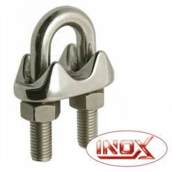 ACTON Serre-câble à étrier - Inox - Diamètre: 5 Mm - Câble: 6 Mm