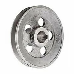 HELIOTRADE Poulie Pour Moteur Electrique 120 Mm Entraxe 28 Mm