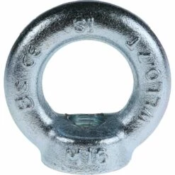RS PRO Anneau De Levage, En Acier Au Carbone, Diamètre 63 Mm, M16, 0.7t De Charge ( Prix Pour 1 )