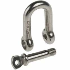 RS PRO Manille En D En Acier Inoxydable, 120kg ( Prix Pour 1 ) -Treuil, cric, palan et accessoires Soldes Boutique 11531697 3