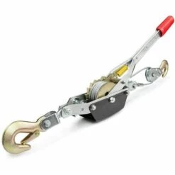 Varan Motors - YY-4TB2-2019 Tire-fort, Tire-câble Manuel, Treuil De Halage à Levier 4000Kg Double Cliquet + 2m De Cable ø 5.5mm - Gris -Treuil, cric, palan et accessoires Soldes Boutique 11781856 3