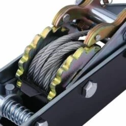 Varan Motors - YY-4TB2-2019 Tire-fort, Tire-câble Manuel, Treuil De Halage à Levier 4000Kg Double Cliquet + 2m De Cable ø 5.5mm - Gris -Treuil, cric, palan et accessoires Soldes Boutique 11781856 4