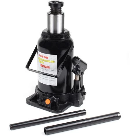 WILTEC Cric Bouteille Hydraulique 20T Vérin De Levage Avec Fonction Descente Lente, 244-449 Mm 1 WILTEC Cric Bouteille Hydraulique 20T Vérin De Levage Avec Fonction Descente Lente, 244-449 Mm