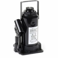 WILTEC Cric Bouteille Hydraulique 10T Vérin De Levage Avec Fonction Descente Lente, 205-390 Mm -Treuil, cric, palan et accessoires Soldes Boutique 12301702 5