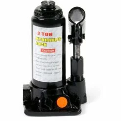 WILTEC Cric Bouteille Hydraulique 2T Vérin De Levage Avec Fonction Descente Lente, 158-308 Mm -Treuil, cric, palan et accessoires Soldes Boutique 12301712 4