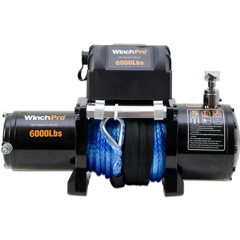 WinchPro - Treuil Électrique 12V 2700kg/6000lbs, 24m De Corde Synthétique En Dyneema, 2 Télécommandes (1 Sans Fil, 1 Câble), Idéal Pour Les Atv, Buggies, Remorques, Quads Et Bateaux 4 WinchPro - Treuil Électrique 12V 2700kg/6000lbs, 24m De Corde Synthétique En Dyneema, 2 Télécommandes (1 Sans Fil, 1 Câble), Idéal Pour Les Atv, Buggies, Remorques, Quads Et Bateaux – Image 4