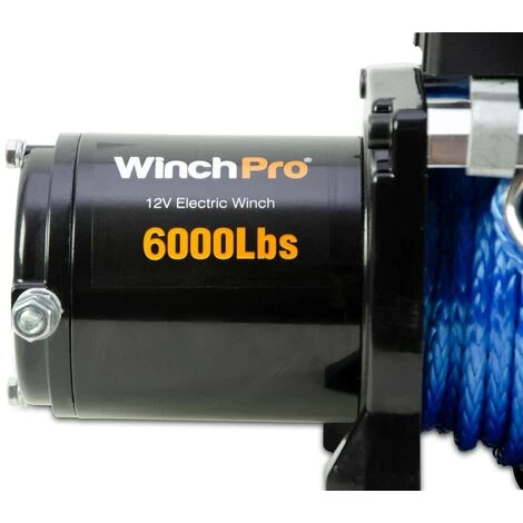 WinchPro - Treuil Électrique 12V 2700kg/6000lbs, 24m De Corde Synthétique En Dyneema, 2 Télécommandes (1 Sans Fil, 1 Câble), Idéal Pour Les Atv, Buggies, Remorques, Quads Et Bateaux 5 WinchPro - Treuil Électrique 12V 2700kg/6000lbs, 24m De Corde Synthétique En Dyneema, 2 Télécommandes (1 Sans Fil, 1 Câble), Idéal Pour Les Atv, Buggies, Remorques, Quads Et Bateaux – Image 5