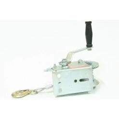 Varan Motors - H1200 Treuil Manuel à Manivelle 544/1088kg Pour Remorque, Quad, Bateau Avec Cable De Ø4.8mm X 10m - Gris -Treuil, cric, palan et accessoires Soldes Boutique 1316272 4