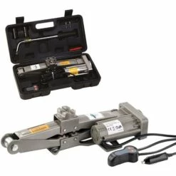 FISHTEC Cric Electrique 12V - Acier - Soulève Jusqu'à 1 500 Kg