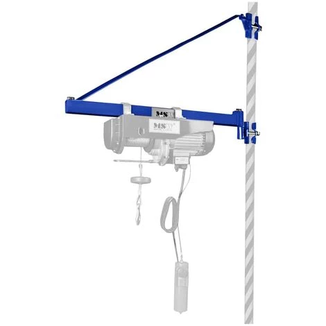 MSW Support Mural Potence Tournant Treuil Levage Palan Électrique Telecommande 600Kg - Noir 1 MSW Support Mural Potence Tournant Treuil Levage Palan Électrique Telecommande 600Kg - Noir