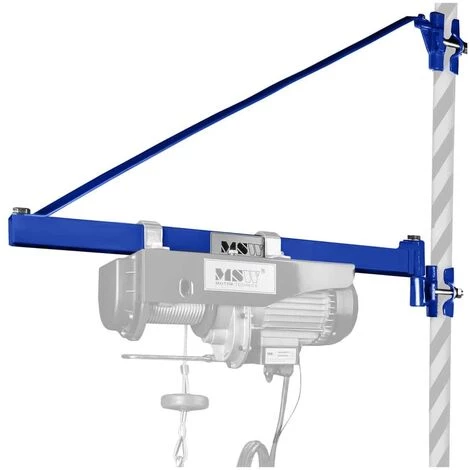 MSW Support Mural Potence Tournant Treuil Levage Palan Électrique Telecommande 600Kg - Noir 2 MSW Support Mural Potence Tournant Treuil Levage Palan Électrique Telecommande 600Kg - Noir – Image 2