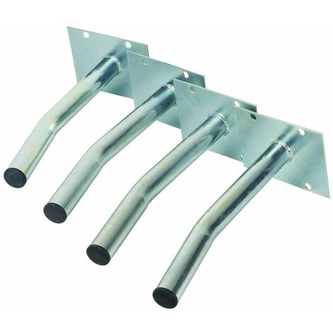 Varan Motors - HYAOU-1 Support Mural De Roues, Range-pneus, Range-roues En Acier, 4 Pièces, 50kg Max Par Support - Gris 4 Varan Motors - HYAOU-1 Support Mural De Roues, Range-pneus, Range-roues En Acier, 4 Pièces, 50kg Max Par Support - Gris – Image 4