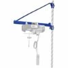 MSW Support Mural Potence Pivotant Bras Tournant Levage Palan Électrique 1 Tonne - Argent