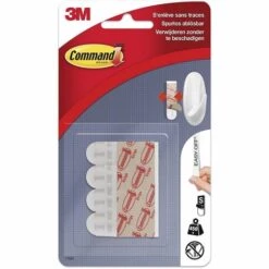 COMMAND™ COMMAND LANGUETTES REPOSITIONNABLES, 16 PETITES LANGUETTES, 450 G 17022