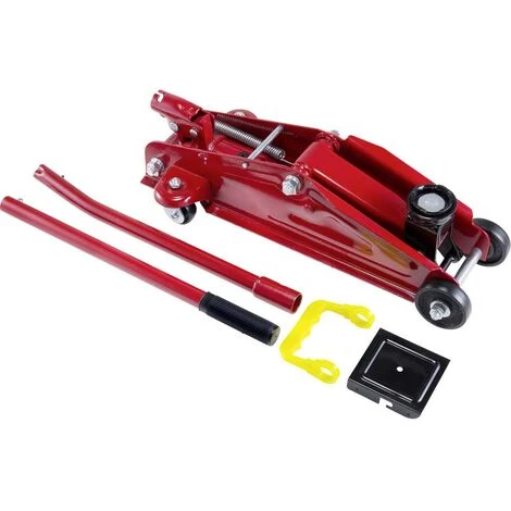 Cric Rouleur Basetech 2 T Hauteur De Travail: 13.5 - 34 Cm - Rouge, Noir 2 Cric Rouleur Basetech 2 T Hauteur De Travail: 13.5 - 34 Cm - Rouge, Noir – Image 2