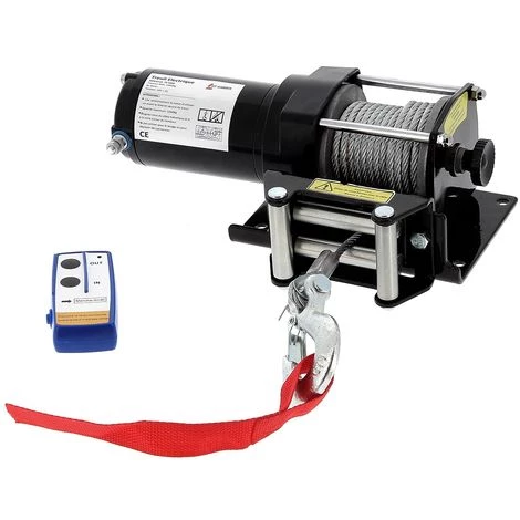 GT MARKET Treuil électrique Avec Télécommande Sans Fil 1360 Kg 1 GT MARKET Treuil électrique Avec Télécommande Sans Fil 1360 Kg