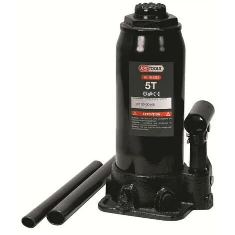 KSTOOLS Cric Bouteille Hydraulique KS TOOLS - 5T - 160.0352 1 KSTOOLS Cric Bouteille Hydraulique KS TOOLS - 5T - 160.0352