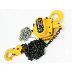 Varan Motors - HSZ-CB5T Palan à Main, Palan à Chaîne 5000Kg, Hauteur De Levage 3m, Avec Roulement à Billes - Jaune -Treuil, cric, palan et accessoires Soldes Boutique 1584940 3