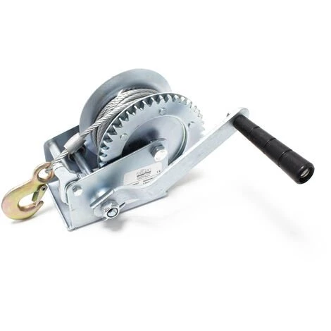 WILTEC Treuil à Câble Manuel De Halage Charge Max. 350kg 10m Rapport De Transmision 3.2:1 Bateau Auto 4 WILTEC Treuil à Câble Manuel De Halage Charge Max. 350kg 10m Rapport De Transmision 3.2:1 Bateau Auto – Image 4