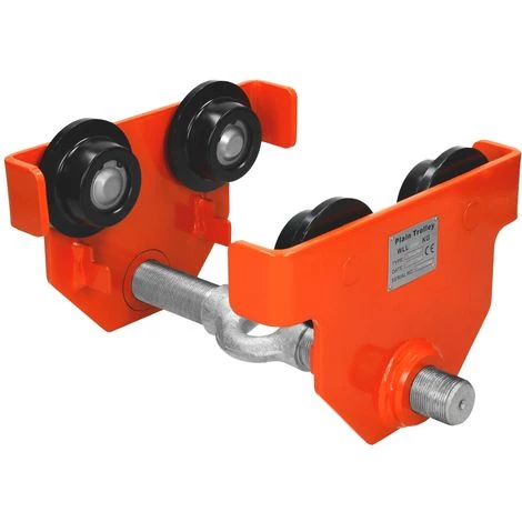 ECD GERMANY Chariot Mécanique Roulant Porte Palan Chariot à Poutre 2 Tonnes 2000kg 66-220 Mm 1 ECD GERMANY Chariot Mécanique Roulant Porte Palan Chariot à Poutre 2 Tonnes 2000kg 66-220 Mm