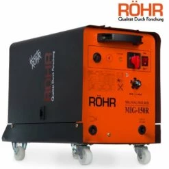 RÖHR Onduleur De Soudeur ROHR MIG-150R MIG / MAG 220V / 150 Amp DC Fil De Flux De Gaz Machine à Souder Haute Résistance - Garantie 1 An