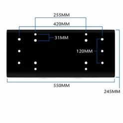 Rhino Winch Plaque De Montage De Treuil RHINO Heavy Duty Pour Treuils De 17 500 Lb à 20 000 Lb - Garantie 1 An -Treuil, cric, palan et accessoires Soldes Boutique 16193748 4