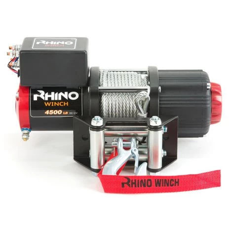 Rhino Winch Treuil électrique RHINO 4500lb / 2040kg 12v - Câble D'acier Avec Télécommande Sans Fil - Garantie 2 Ans 2 Rhino Winch Treuil électrique RHINO 4500lb / 2040kg 12v - Câble D'acier Avec Télécommande Sans Fil - Garantie 2 Ans – Image 2