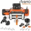 Rhino Winch Treuil électrique RHINO 13500lb / 6125kg 24v - Câble D'acier Avec Télécommande Sans Fil - Garantie 2 Ans