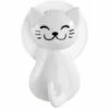 WENKO Crochet à Ventouse Chat Blanc