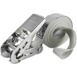 P. OUTILLAGE Sangle à Cliquet Inox 5m - Gris