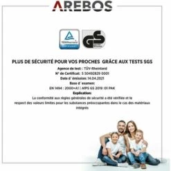 AREBOS Cric Hydraulique 3 Tonnes | Cric De Service Profil Bas 75 - 505 Mm | Dual Pompe | Avec 3 Patins En Caoutchouc Et Tige De Levier | Grande Bride De Fixation - Noir / Rouge -Treuil, cric, palan et accessoires Soldes Boutique 16739668 5