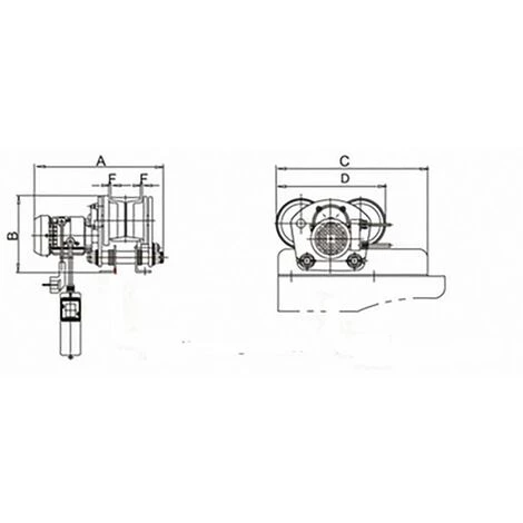 Chariot électrique Pour Palans MW-Tools HNRET1T 5 Chariot électrique Pour Palans MW-Tools HNRET1T – Image 5