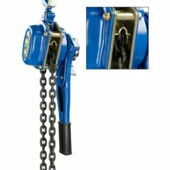 ECD GERMANY Palan Manuel à Chaîne Pour Levier Tracter 1,5 Tonnes 1,5m Treuil De Levage -Treuil, cric, palan et accessoires Soldes Boutique 16950456 4