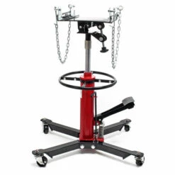 WILTEC Vérin De Fosse Cric Hydraulique Transmission Lève Moteur Mobile Chèvre 500kg Hauteur 820-1540mm