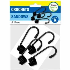 TERRE JARDIN Crochet Pour Tendeur Ou Sandow - Lot De 4 10 Mm 5 TERRE JARDIN Crochet Pour Tendeur Ou Sandow - Lot De 4 10 Mm -Treuil, cric, palan et accessoires Soldes Boutique 17988555 3