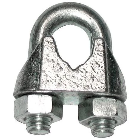MILNOV Serre-câble à étrier En Acier Zingué | 14mm - 26mm 1 MILNOV Serre-câble à étrier En Acier Zingué | 14mm - 26mm
