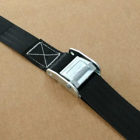 PrimeMatik - Lot De 2 Sangles D'arrimage Avec Boucle De 5m X 50mm 1200Kg, Couleur Noire 5 PrimeMatik - Lot De 2 Sangles D'arrimage Avec Boucle De 5m X 50mm 1200Kg, Couleur Noire – Image 5