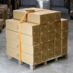 PrimeMatik - Lot De 2 Sangles D'arrimage à Cliquet 10m X 50mm 5000Kg, Couleur Orange -Treuil, cric, palan et accessoires Soldes Boutique 18046841 3