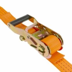 PrimeMatik - Lot De 2 Sangles D'arrimage à Cliquet 10m X 50mm 5000Kg, Couleur Orange -Treuil, cric, palan et accessoires Soldes Boutique 18046841 5