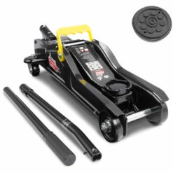 DEUBA Cric Hydraulique Capacité 2 Tonnes Avec Valise Et Patins En Caoutchouc Inclus Levée De 85 à 330mm Cric De Levage Voiture Véhicules -Treuil, cric, palan et accessoires Soldes Boutique 18473360 5