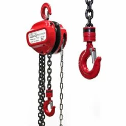 WILTEC Palan à Chaîne 1t Longueur De Chaîne 3m Hauteur De Levage 3m Chage Sylviculture Industrie Atelier