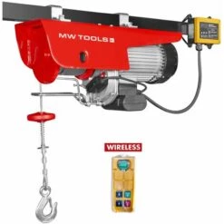Palan électrique SANS FIL Robuste 500/1000 Kg MW-Tools SH500-R