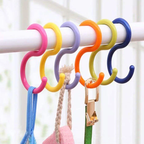 DEVENIRRICHE Crochet En Plastique Polyvalent En Forme De S Lot De 12 3 DEVENIRRICHE Crochet En Plastique Polyvalent En Forme De S Lot De 12 – Image 3