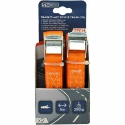 ADNAUTO Sangles Avec Boucle Zamak 5m