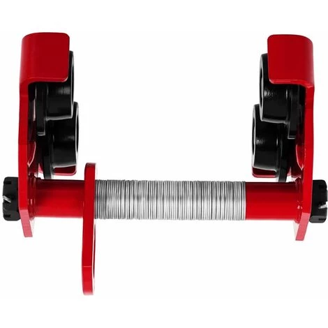 STEINBERG Chariot Porte-Palan Direction Par Poussée CMU 1000kg Largeur Variable 80-200 Mm - Rouge éclatant 3 STEINBERG Chariot Porte-Palan Direction Par Poussée CMU 1000kg Largeur Variable 80-200 Mm - Rouge éclatant – Image 3