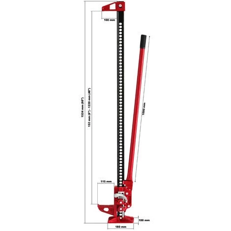 WILTEC Farm Jack Tout-terrain ATV 4x4 Cric Pour Véhicule Voiture Tout Terrain 3000 Kg 3 WILTEC Farm Jack Tout-terrain ATV 4x4 Cric Pour Véhicule Voiture Tout Terrain 3000 Kg – Image 3
