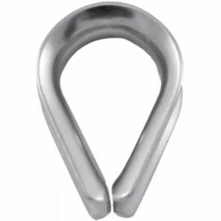PRAMAC Cosses Cœur Inox Pour Câble Diamètre 3 Mm Boîte De 5 Pièces