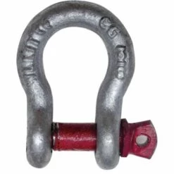 CHAUBEYRE Manille Lyre De Levage Acier Galvanisé Axe Rouge Axe 16 Mm